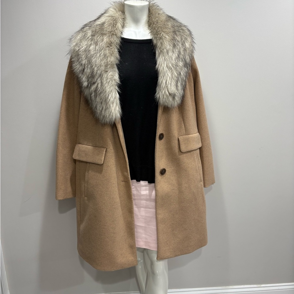 INTL d.e.t.a.i.l.s Women's Faux Wool Fashion Jacket